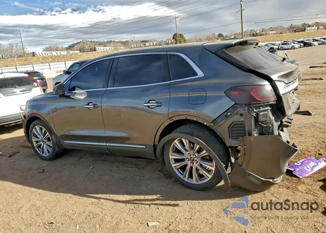 2017 Lincoln Mkx Reserve z USA, uszkodzony, nr VIN 2LMPJ8LP9HBL26201